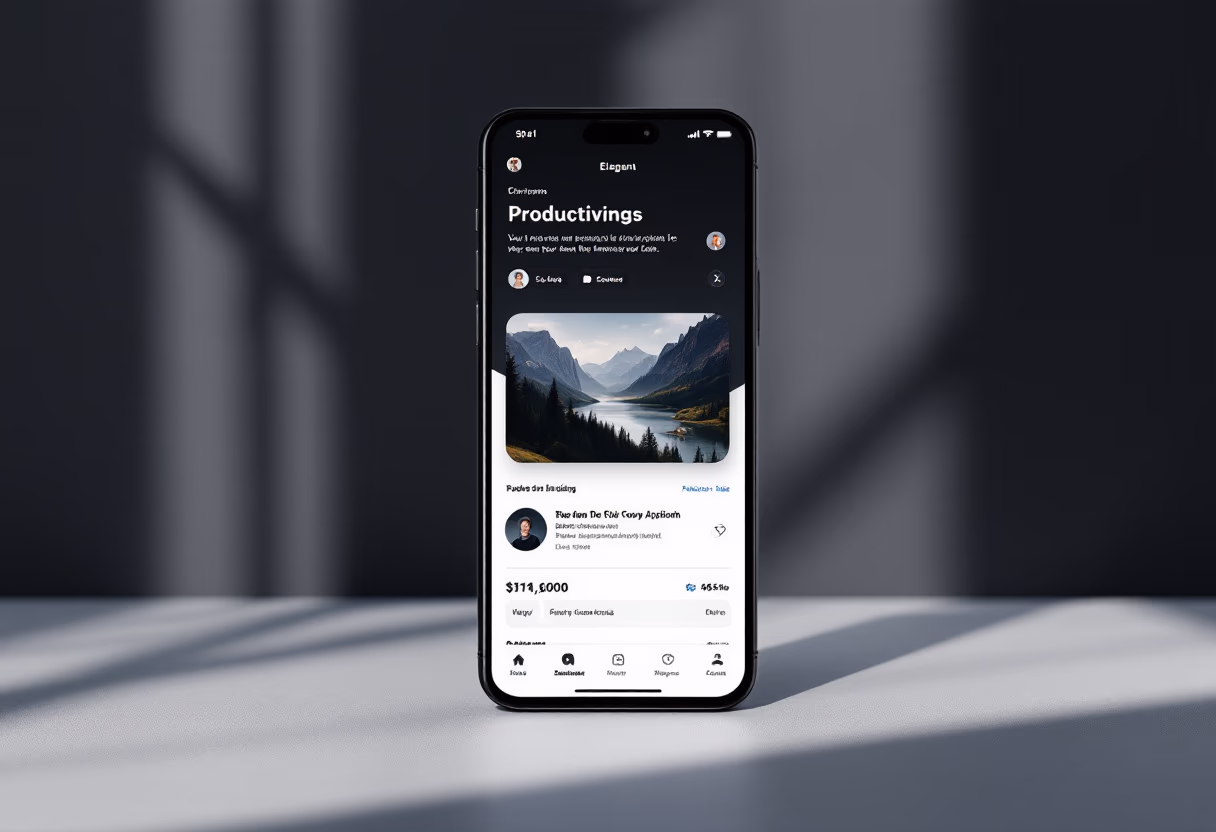 Abstract visual of a refined product interface